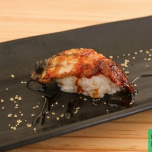 Niguiri anguila caramelizada