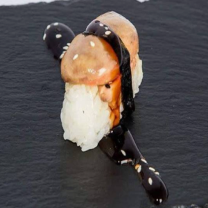 Niguiri de foie a la plancha