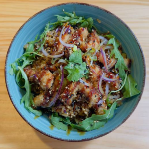 Arroz frito Yakimeshi Japonés